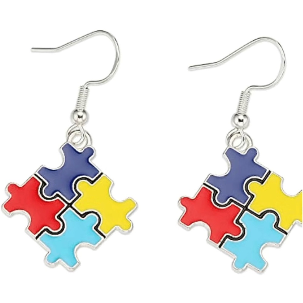 NWT Autism Awareness Earrings